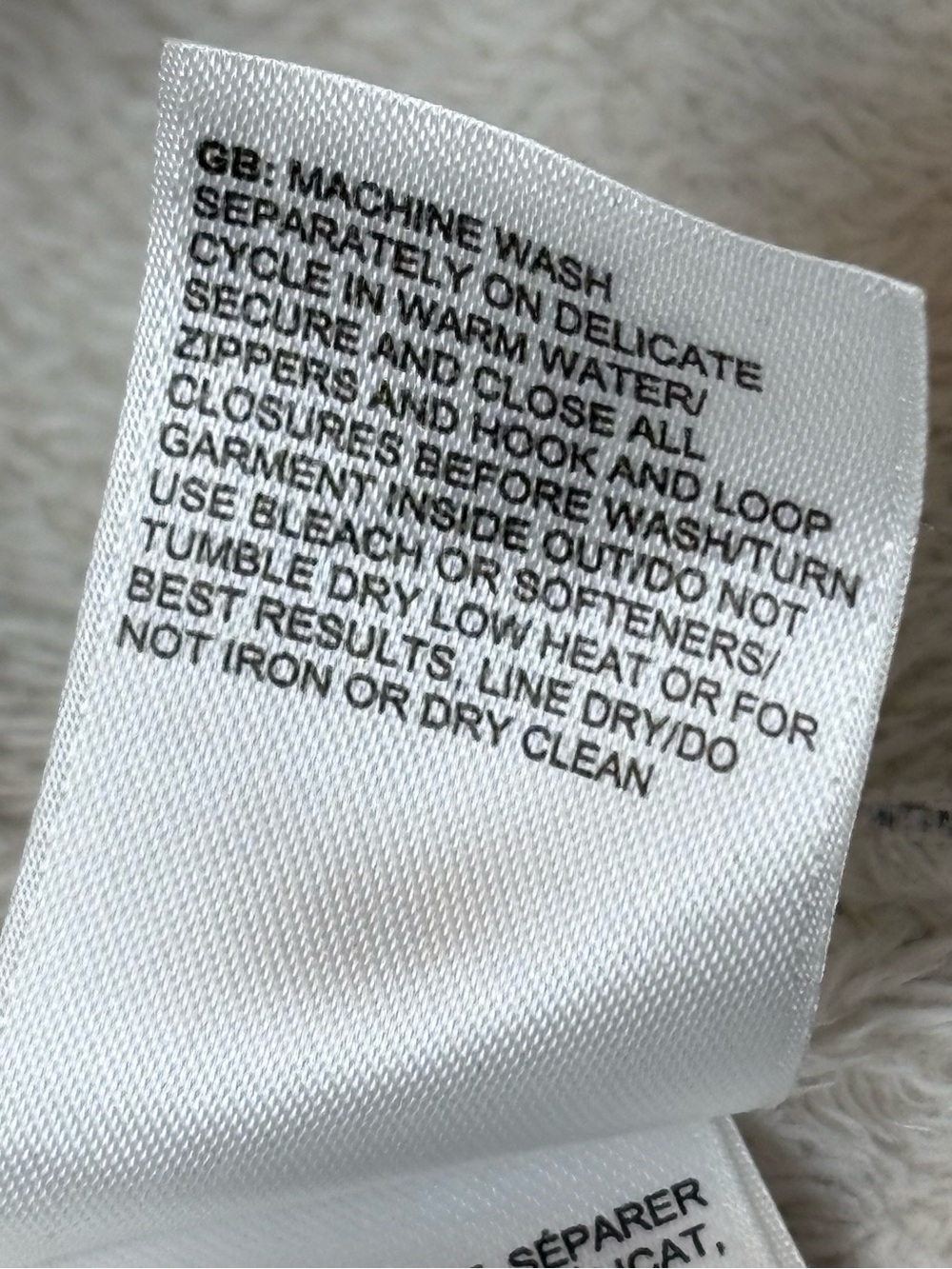 The North Face Women’s M Gray Sherpa Lined Fleece Jacket High Collar Full Zip - Picture 7 of 10
